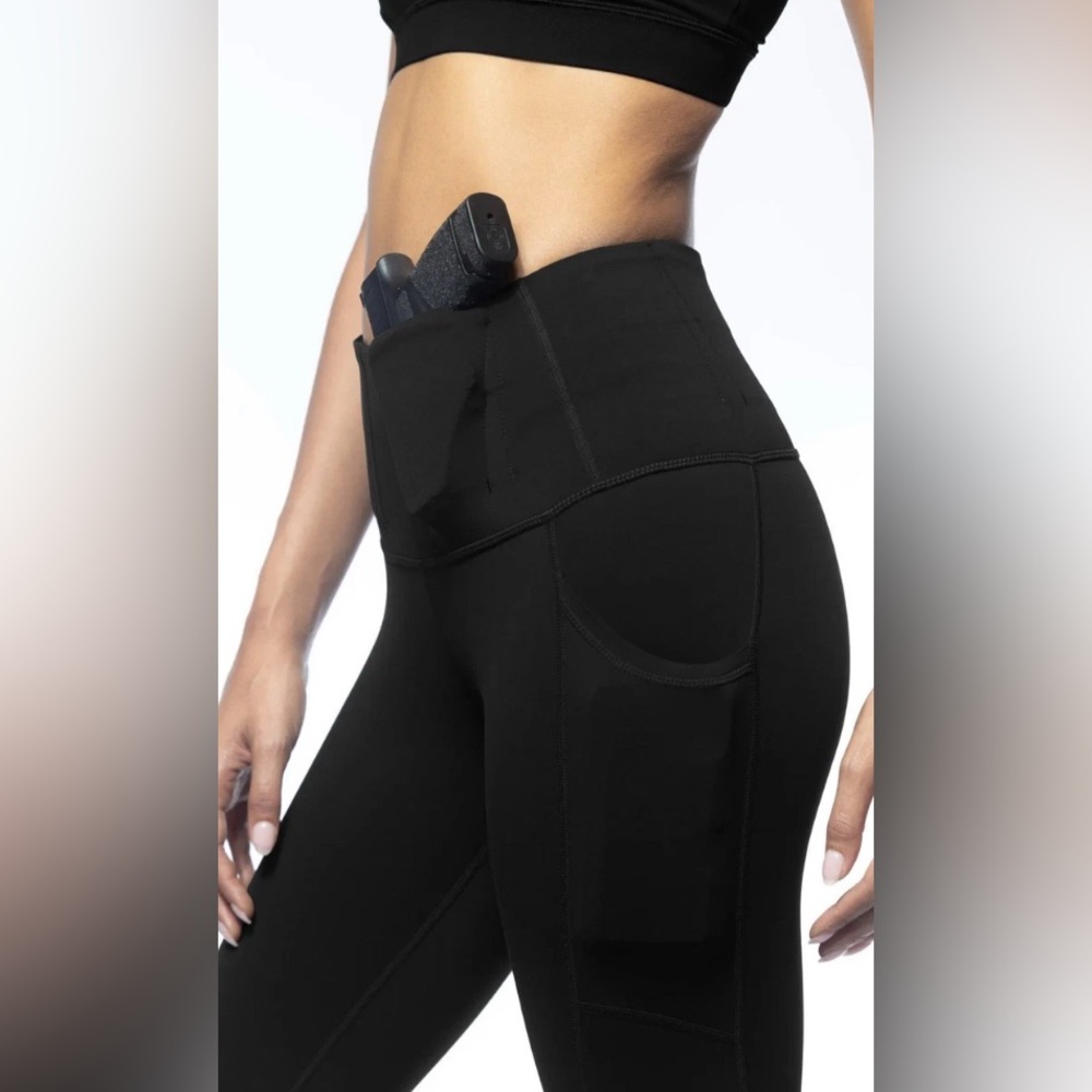 Alexo Athletica Concealed Carry Leggings Medium NWT Full Length 28"